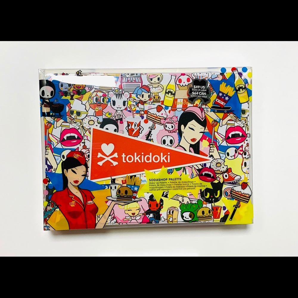 Tokidoki Cafe Sodashop eyeshadow palette NIP